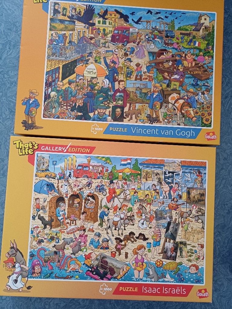 Thats life puzzel  gallery editie Isaac isrraels Van Gogh, Ophalen of Verzenden, 500 t/m 1500 stukjes, Gebruikt, Legpuzzel