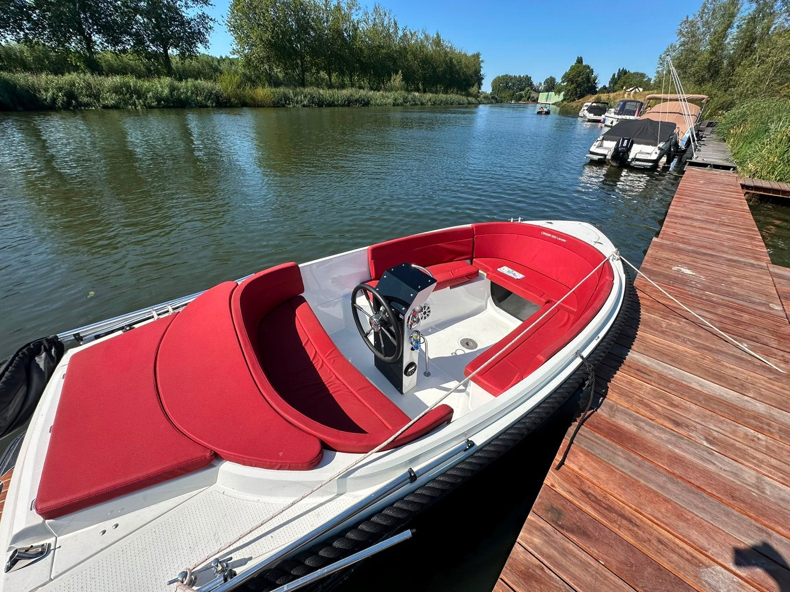 Corsiva 500 Tender met nieuwe 25 pk motor, Watersport en Boten, Sloepen, Ophalen, Tender, Zo goed als nieuw, Kussenset