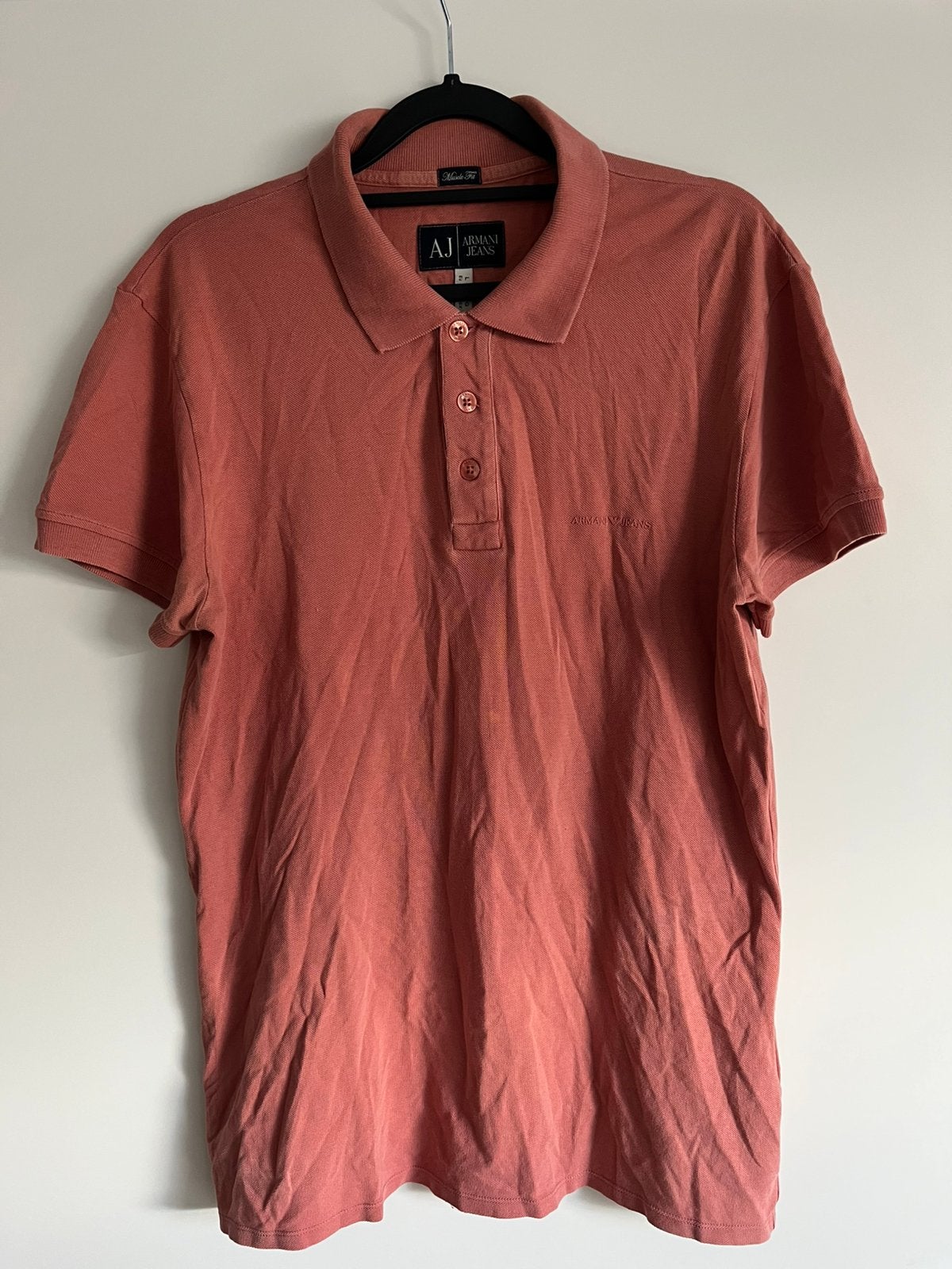 Armani jeans polo maat L, Kleding | Heren, Ophalen of Verzenden, Zo goed als nieuw, Maat 52/54 (L), EA7 Emporio Armani