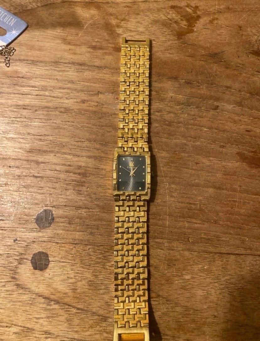 Gouden Colleiten dameshorloge, Overige merken, Overige materialen, Gebruikt, Polshorloge