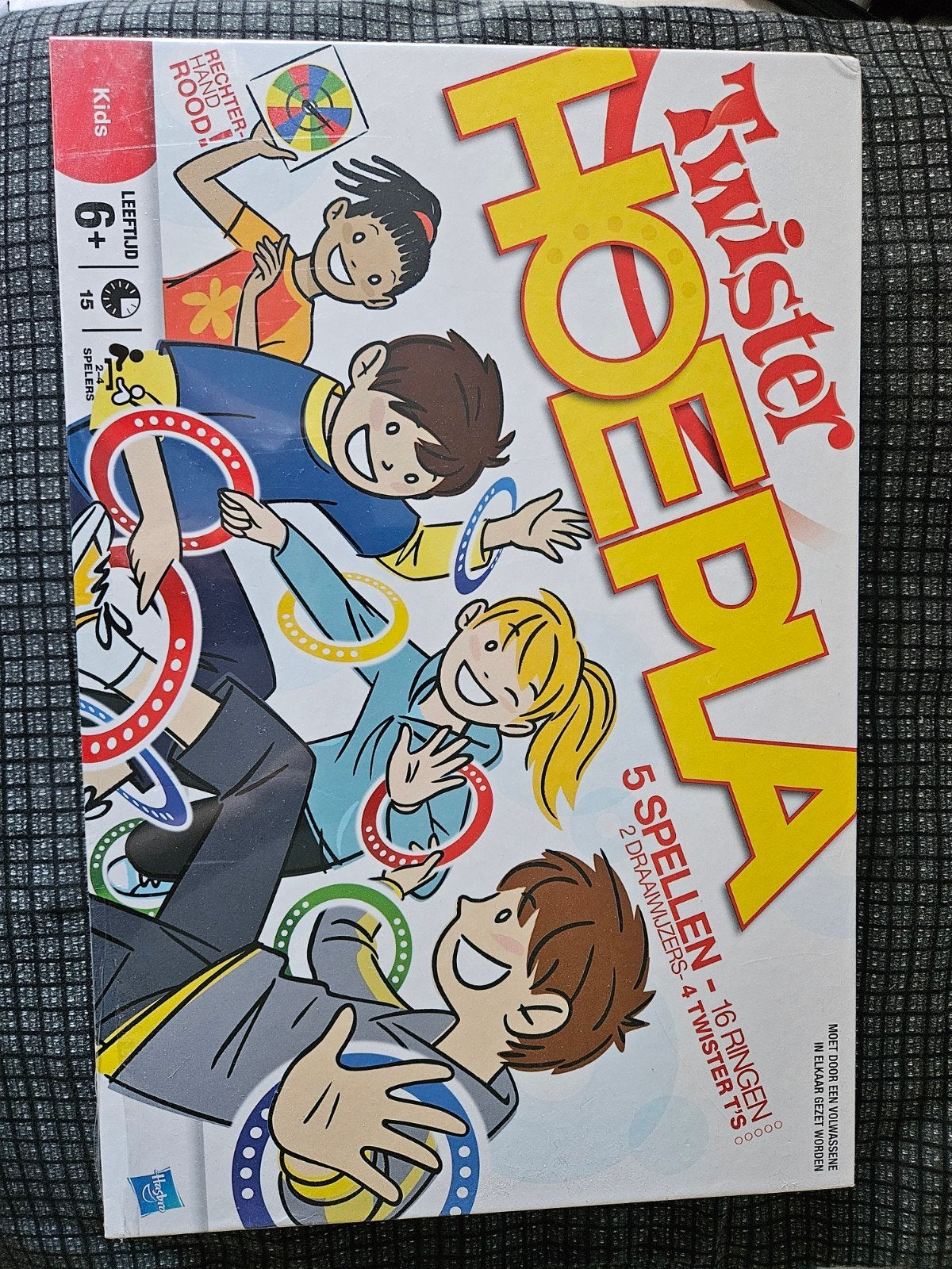 Twister Hoepla - Hasbro Gezinsspel, Een of twee spelers, Ophalen of Verzenden, Nieuw, Hasbro