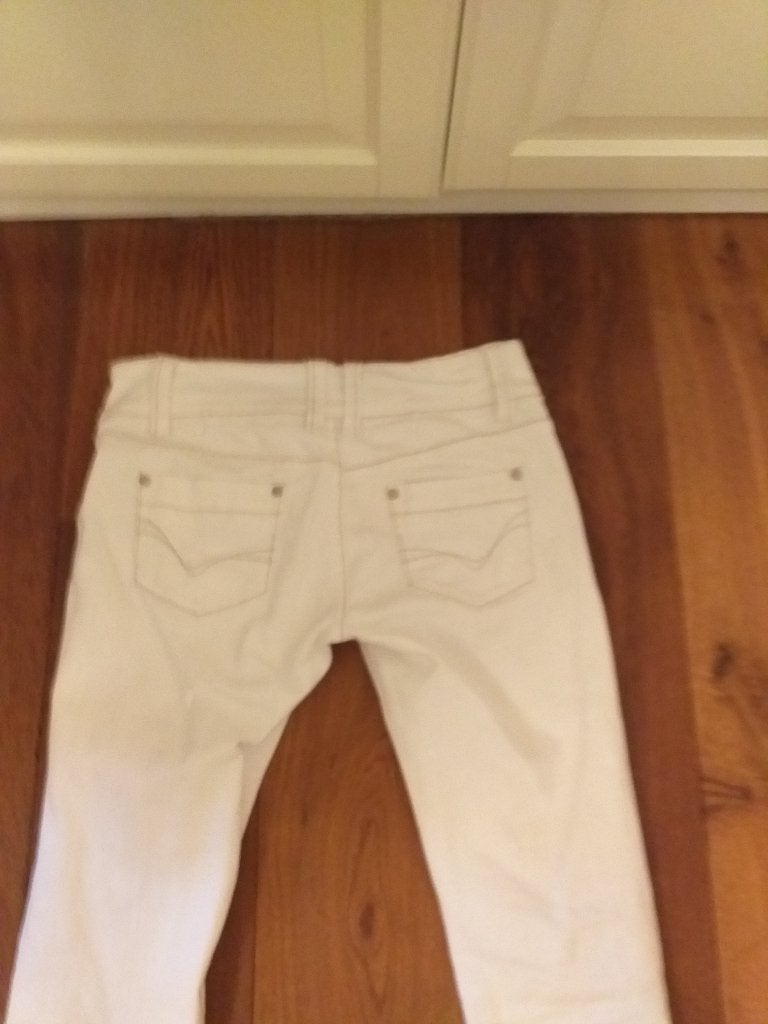 Jeans White Denim XS Jane Norman 34 36 Nieuw ( Jool ), Verzenden, Wit, W27 (confectie 34) of kleiner, Nieuw