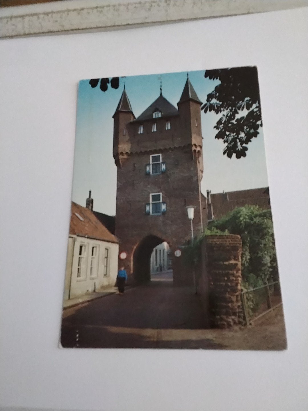 Oude ansichtkaart: Dijkpoort Hattem, 1982, Ophalen of Verzenden, 1960 tot 1980, Gelopen, Gelderland