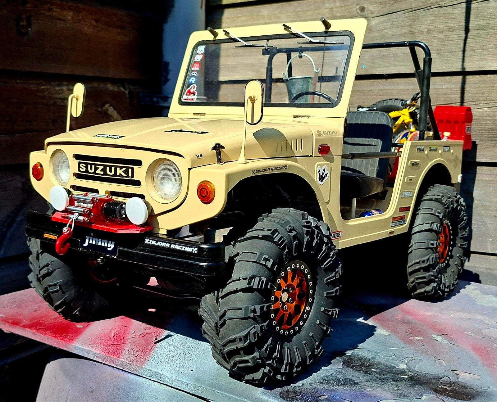 ALEEN DEZE DINSDAG 299 EURO FMS SUZUKI JIMNY 1 OP 6, Elektro, Auto offroad, Ophalen of Verzenden, Zo goed als nieuw