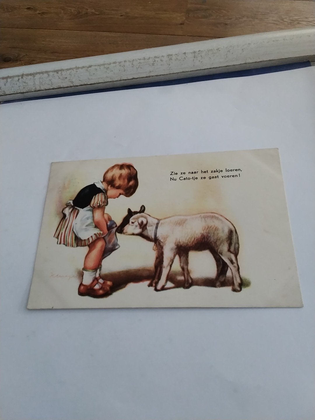 CATOOTJE VOERT LAMMETJE. 1941, Ophalen of Verzenden, 1940 tot 1960, Sterren en Beroemdheden