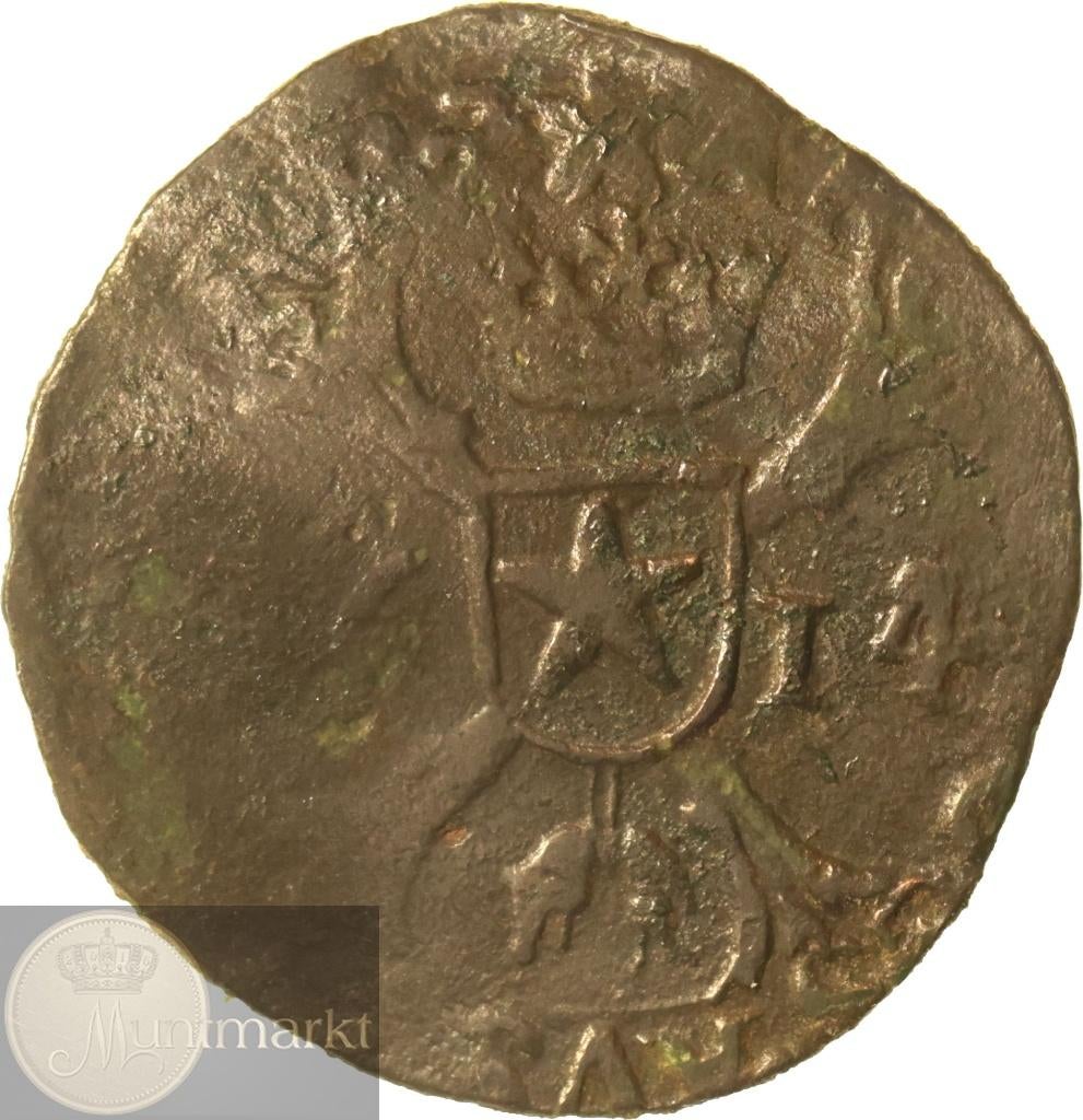Maastricht - Oord 1614 - Albrecht & Isabella, Ophalen of Verzenden, Vóór koninkrijk, Overige waardes, Losse munt