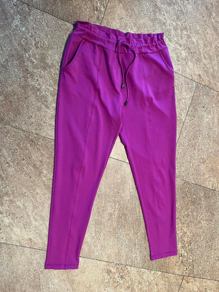 Zgan Thombiq maat XL ( valt als 44), Kleding | Dames, Broeken en Pantalons, Zo goed als nieuw, Maat 46/48 (XL) of groter, Paars