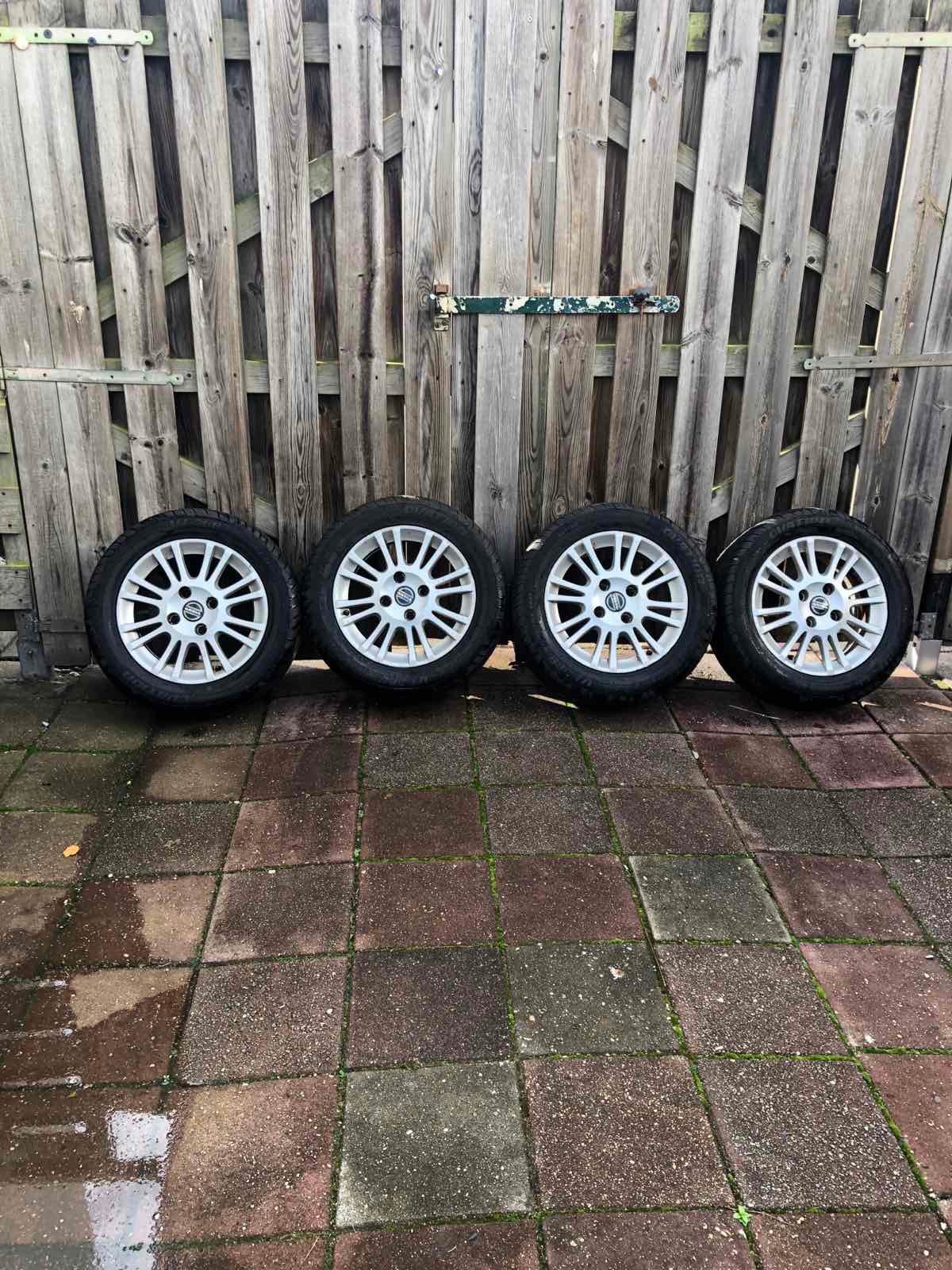 Zomerbanden met velgen - Goede staat, Auto-onderdelen, Banden en Velgen, Ophalen, Gebruikt, 16 inch, Banden en Velgen