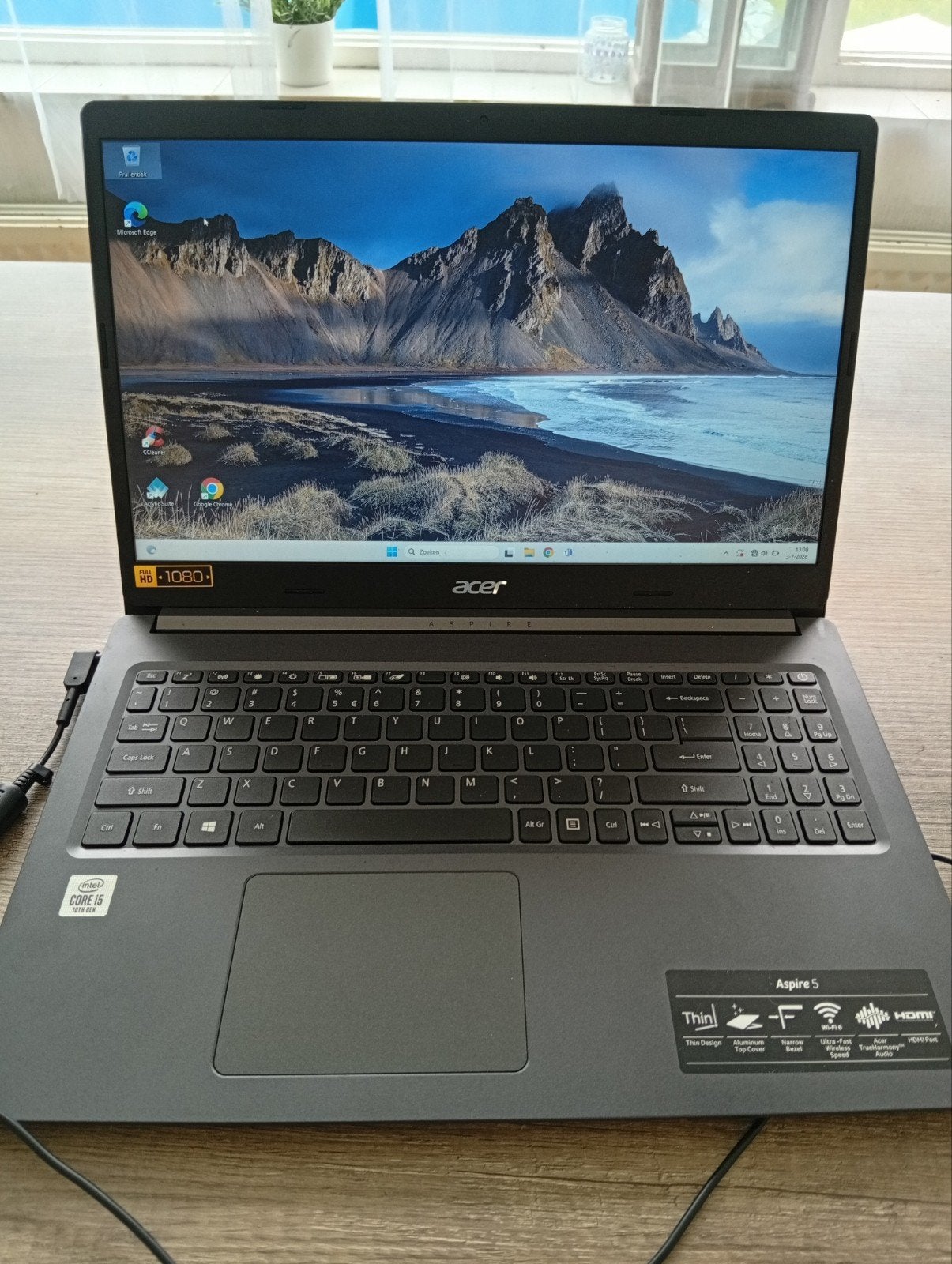 Acer Aspire 5 Laptop - i5-1035G1, 8GB RAM, 256GB SSD, Computers en Software, Ophalen, Intel Core i5-1035G1, 8 GB, Minder dan 2 Ghz