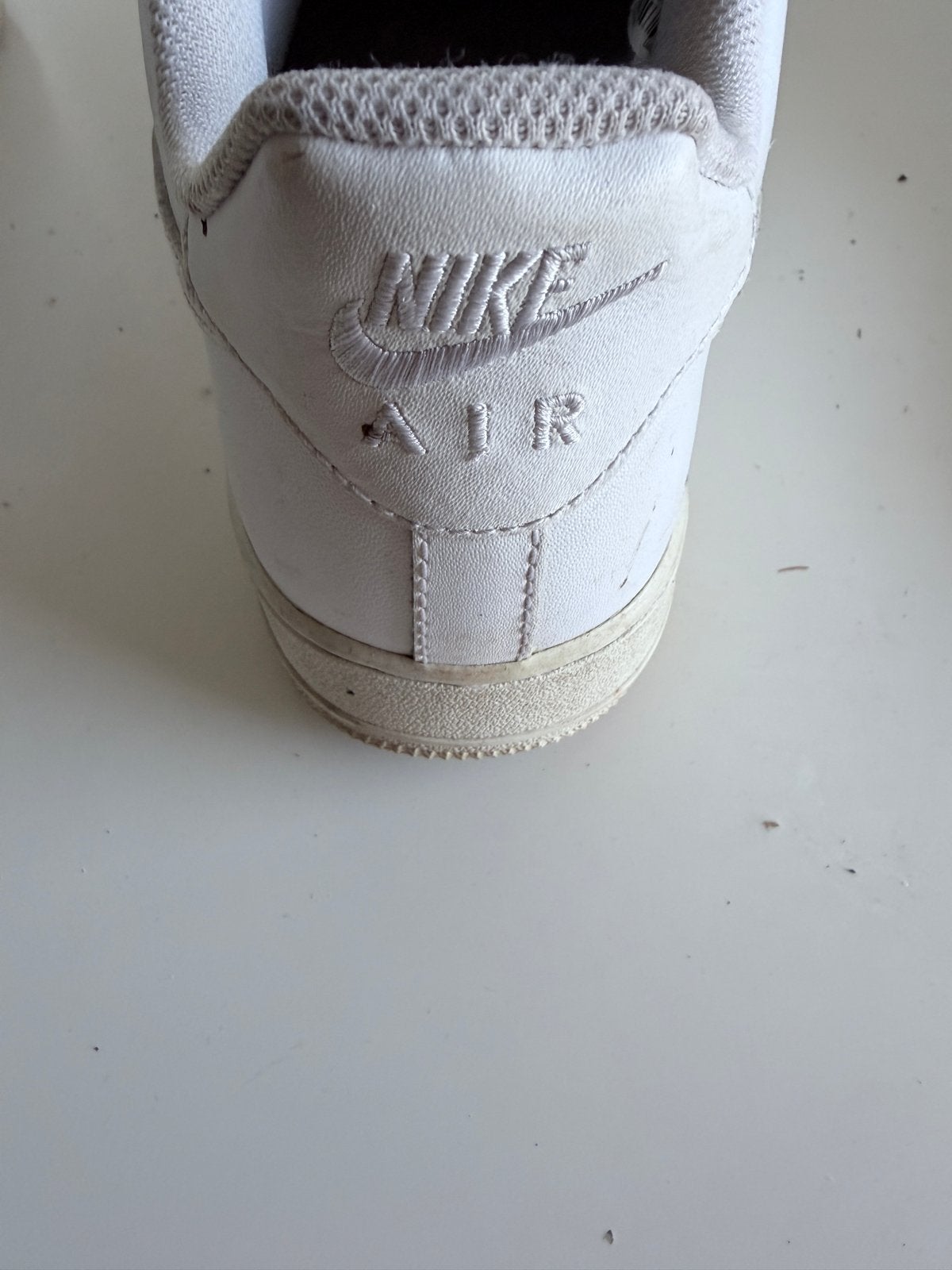 Nike Air Force 1 Low Witte Sneakers - Maat 43, Ophalen of Verzenden, Gedragen, Wit, Sneakers of Gympen