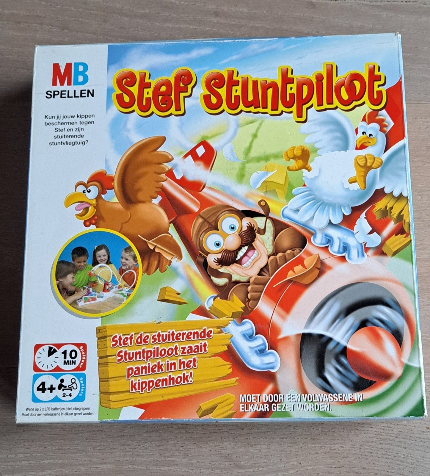 MB Spellen Stef Stuntpiloot Bordspel, Ophalen of Verzenden, Jongen of Meisje