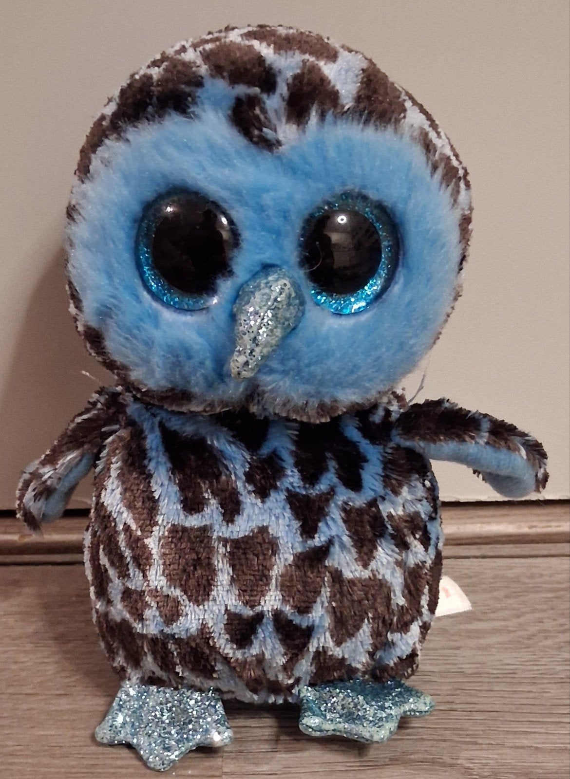 ty beanie boo uil Yago 16 cm, Overige karakters, Overige typen, Ophalen of Verzenden, Zo goed als nieuw