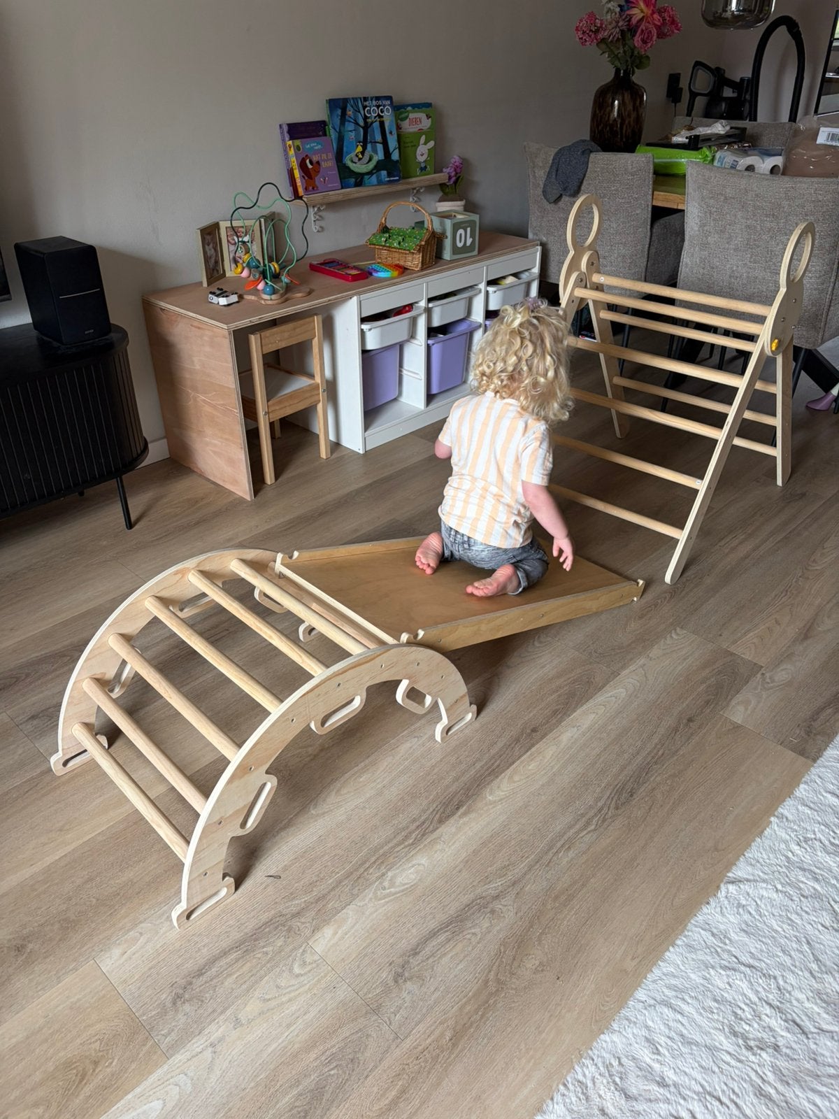 Montessori klimset, Ophalen, Zo goed als nieuw, Parket