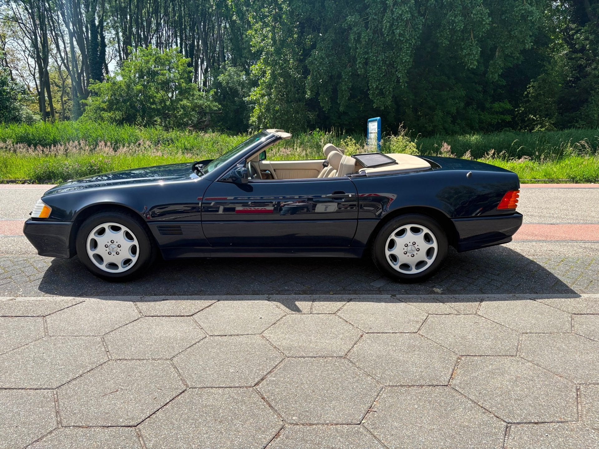 Mercedes-Benz SL-klasse Cabrio SL500 V8 + HARDTOP!, Auto's, Automaat, Dealer onderhouden, Achterwielaandrijving, Cabriolet