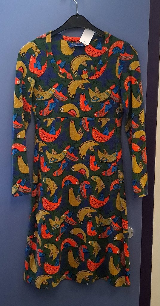 Bakery Ladies groen / okergeel / blauw + vogels mt S 39734, Kleding | Dames, Bakery Ladies, ., Ophalen of Verzenden, Bakery Ladies