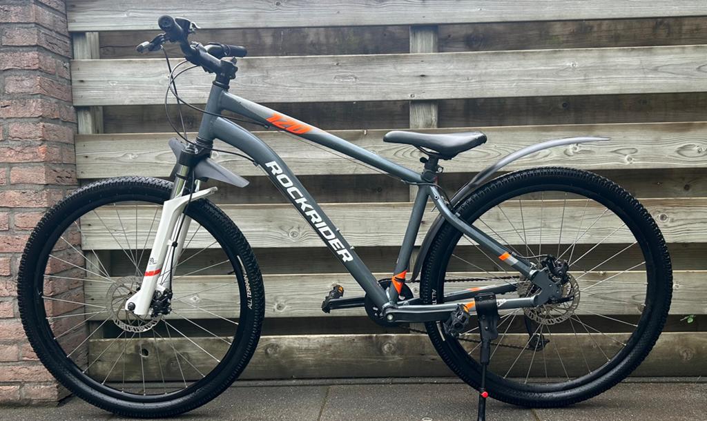 Mountainbike Rockrider ST 120 met extra's en als nieuw!, Ophalen, Zo goed als nieuw, 26 inch of meer