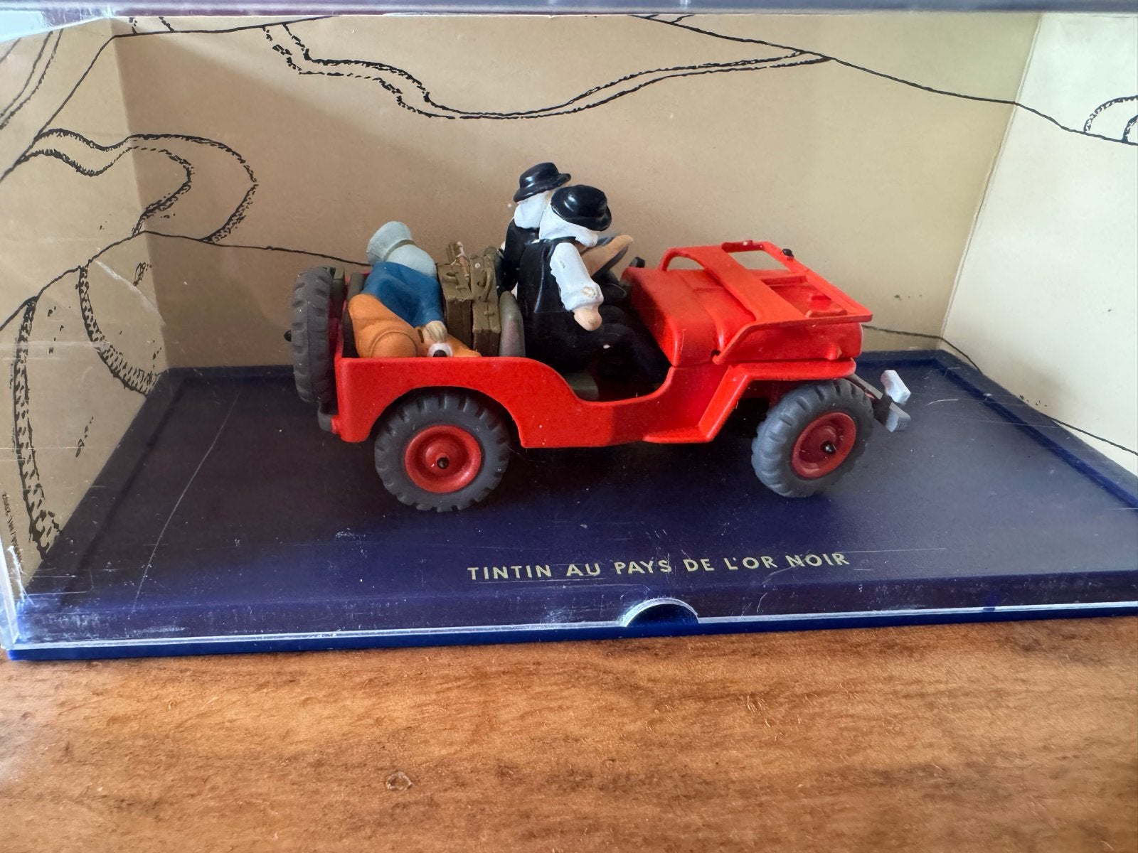 Kuifje in het Land van de Zwarte Rotsen Jeep, Ophalen of Verzenden, Zo goed als nieuw