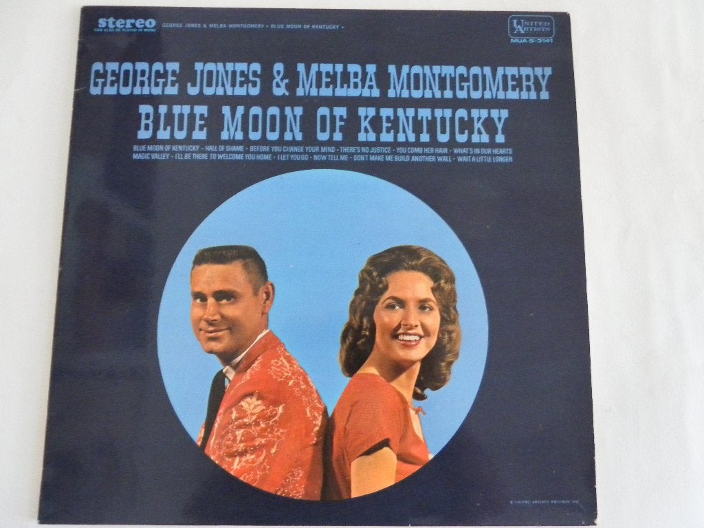 LP George Jones & Melba Montgomery - Blue Moon Of Kentucky, LP, Gebruikt, Ophalen of Verzenden, 12 inch
