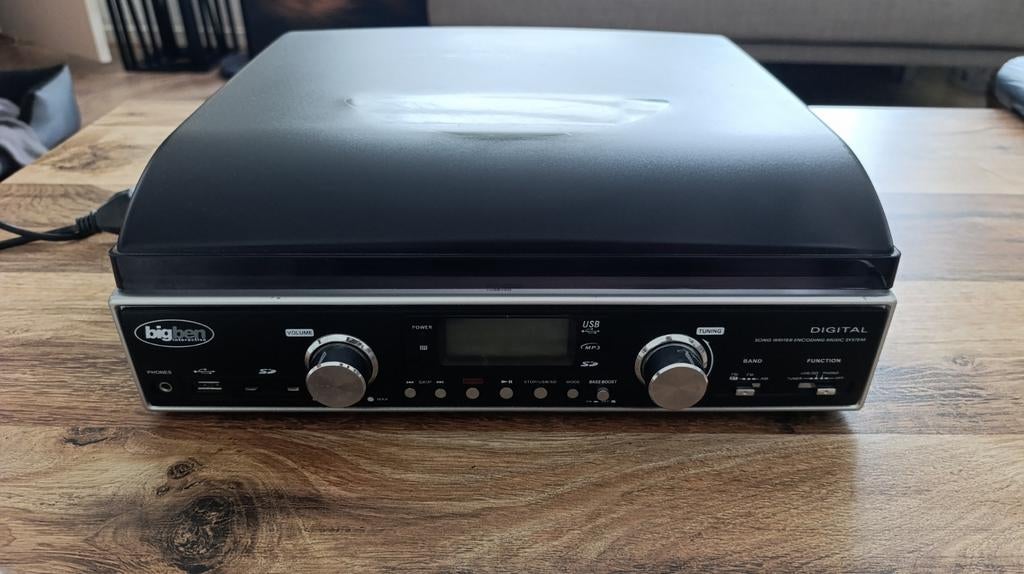 Bigben Platenspeler met USB, Audio, Tv en Foto, Platenspelers, Overige merken, Gebruikt, Ophalen of Verzenden, USB-aansluiting