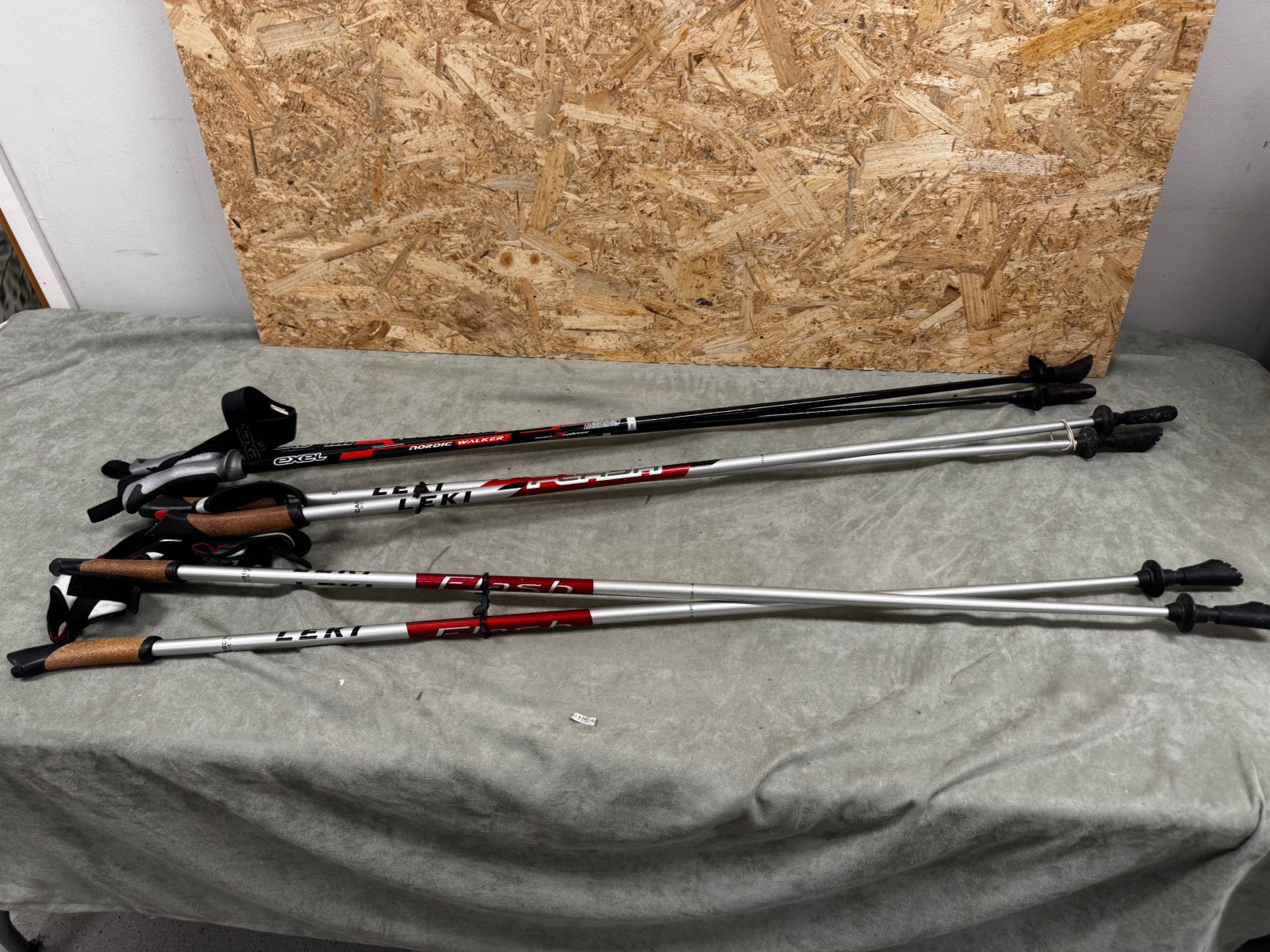 3 sets Nordic Walking Stokken - ReK4, Ophalen, Gebruikt, Wandelstok, X