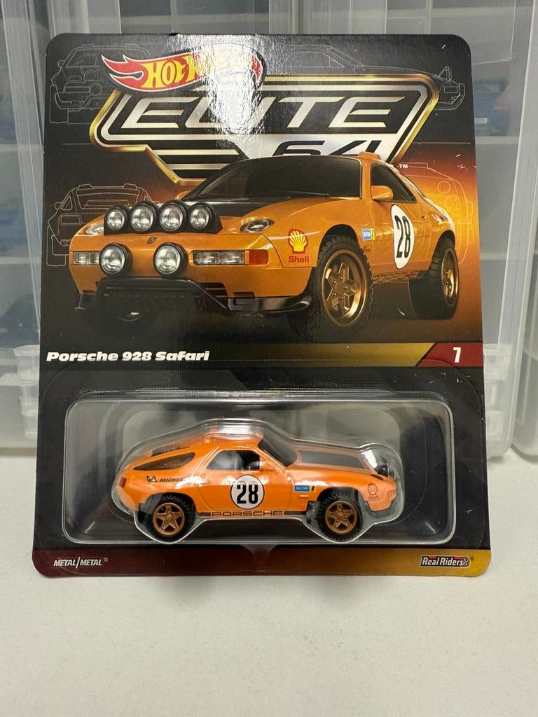 Hot Wheels Elite 64, Porsche 928 Safari, Hobby en Vrije tijd, Modelauto's | Overige schalen, Ophalen of Verzenden, Nieuw, Auto