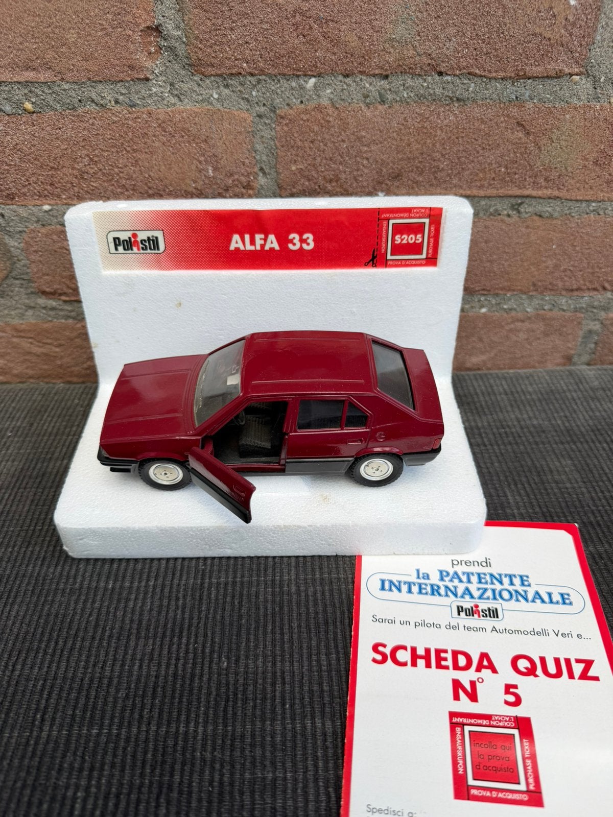 1:25 Polistil Alfa Romeo 33 Alfa Rosso, Hobby en Vrije tijd, Modelauto's | 1:24, Ophalen of Verzenden, Zo goed als nieuw, Overige merken