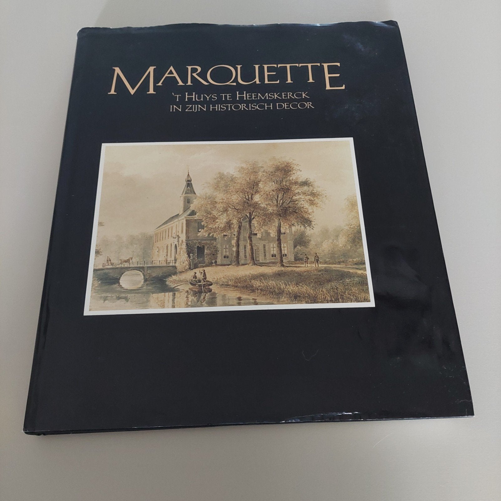 Marquette: 't Huys te Heemskerck in zijn historisch decor, Ophalen of Verzenden, Zo goed als nieuw, M.M. van Leeuwen-Enklaar en J. van Leeuwen