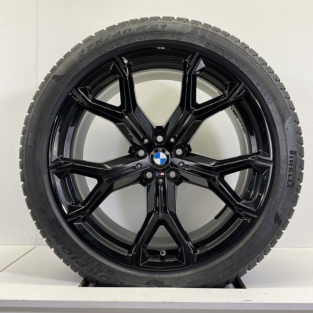 NIEUW BMW X5 G05 X6 G06 BREEDSET VELGEN + WINTERBANDEN 21 IN, Auto-onderdelen, Banden en Velgen, Gebruikt, -, 275 mm, -