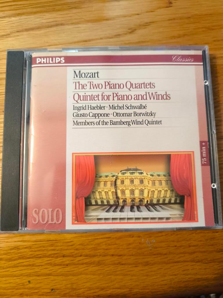 Mozart. The Two Piano Quartets, Ophalen of Verzenden, Classicisme, Zo goed als nieuw, Overige typen