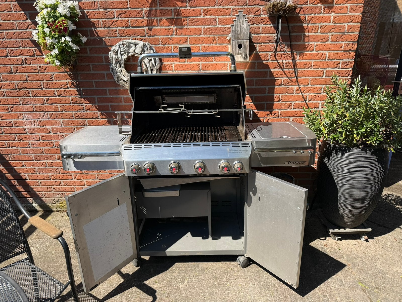 Weber summit 470 buitenkeuken, Ophalen, Gebruikt