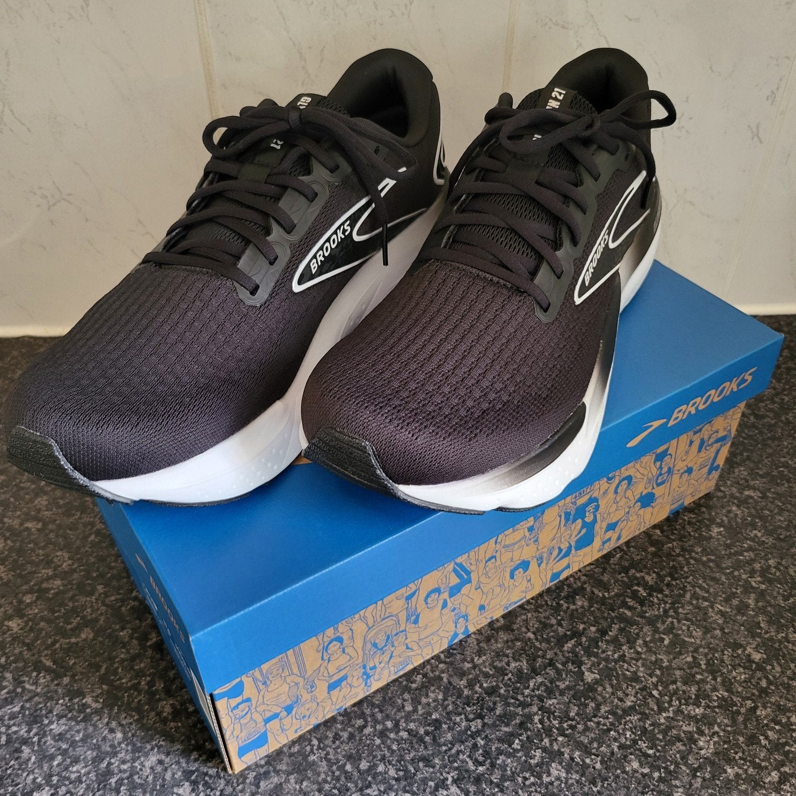 Brooks Glycerin 21 Maat 46,5 # Nieuw In Doos #, Nieuw, Ophalen of Verzenden, Sportschoenen, Zwart