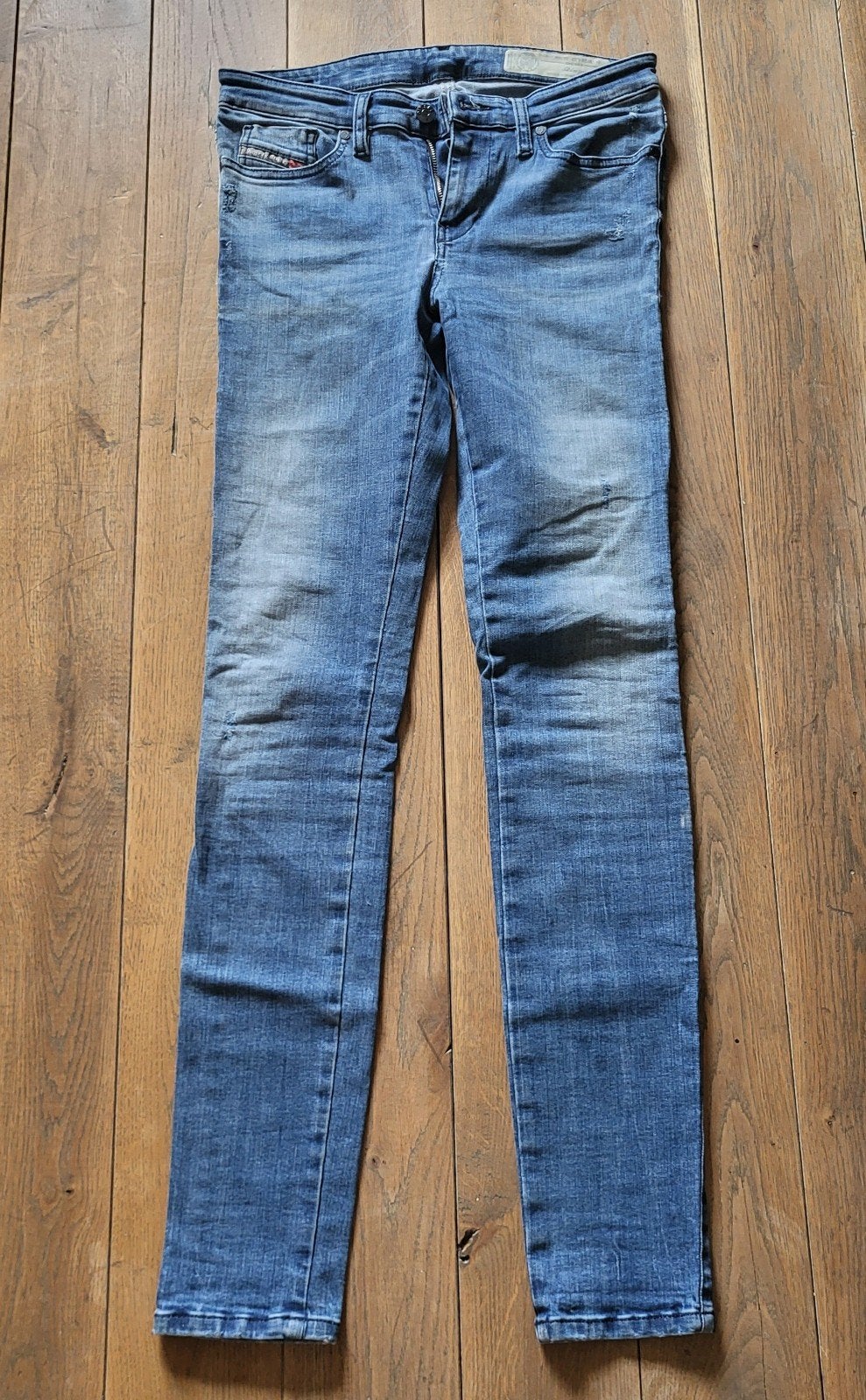 Diesel Skinzee Super Slim Skinny Regular Jeans W28 L32, Blauw, Ophalen of Verzenden, Diesel, W28 - W29 (confectie 36)