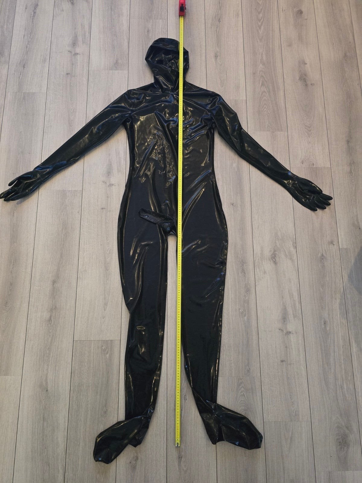 latex catsuit maat xl of xxl, Verzenden, Nieuw, Pak of Jurk
