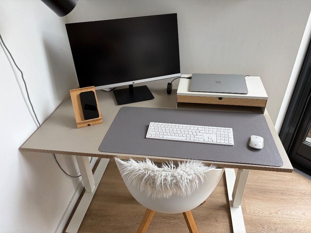 Ikea SKARSTA zit/sta bureau 120 x 70 cm, Ophalen, Zit-sta bureau, Gebruikt, 120 cm