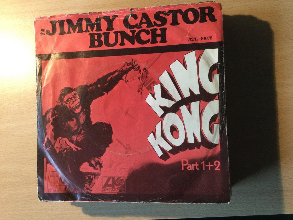 Jimmy Castor Bunch-King Kong part 1&2. Vinyl single., Ophalen of Verzenden, Gebruikt, Pop