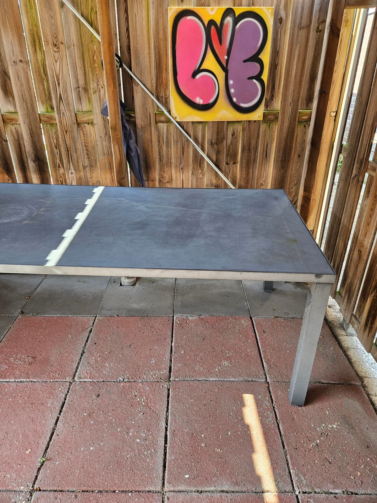 tuintafel, Ophalen of Verzenden, Gebruikt, Kunststof