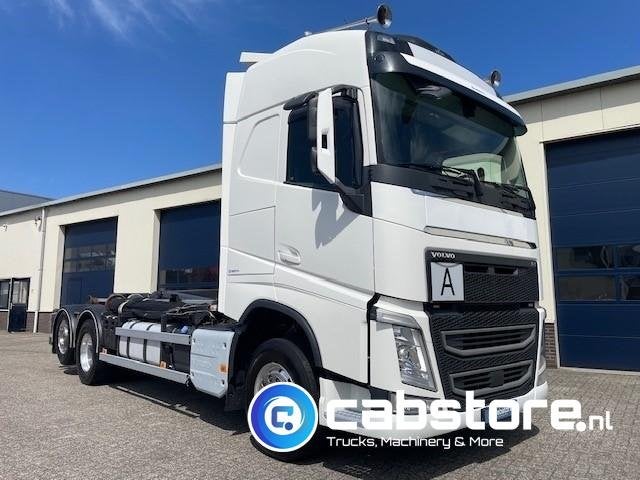 Volvo FH 500 6x2 Euro 6 ( c ) - VDL Haakarmsysteem - Bouwjaa, Automaat, Stof, Euro 6, Wit