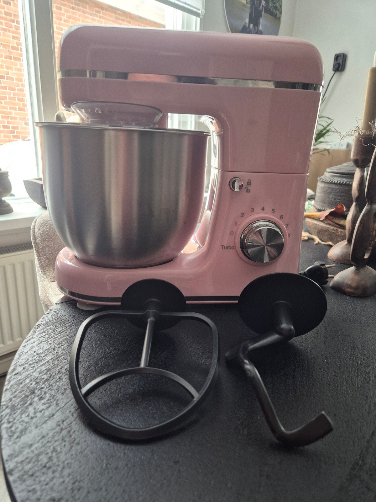 Roze keukenmachine/mixer silvercrest, Ophalen of Verzenden, Zo goed als nieuw, 3 snelheden of meer