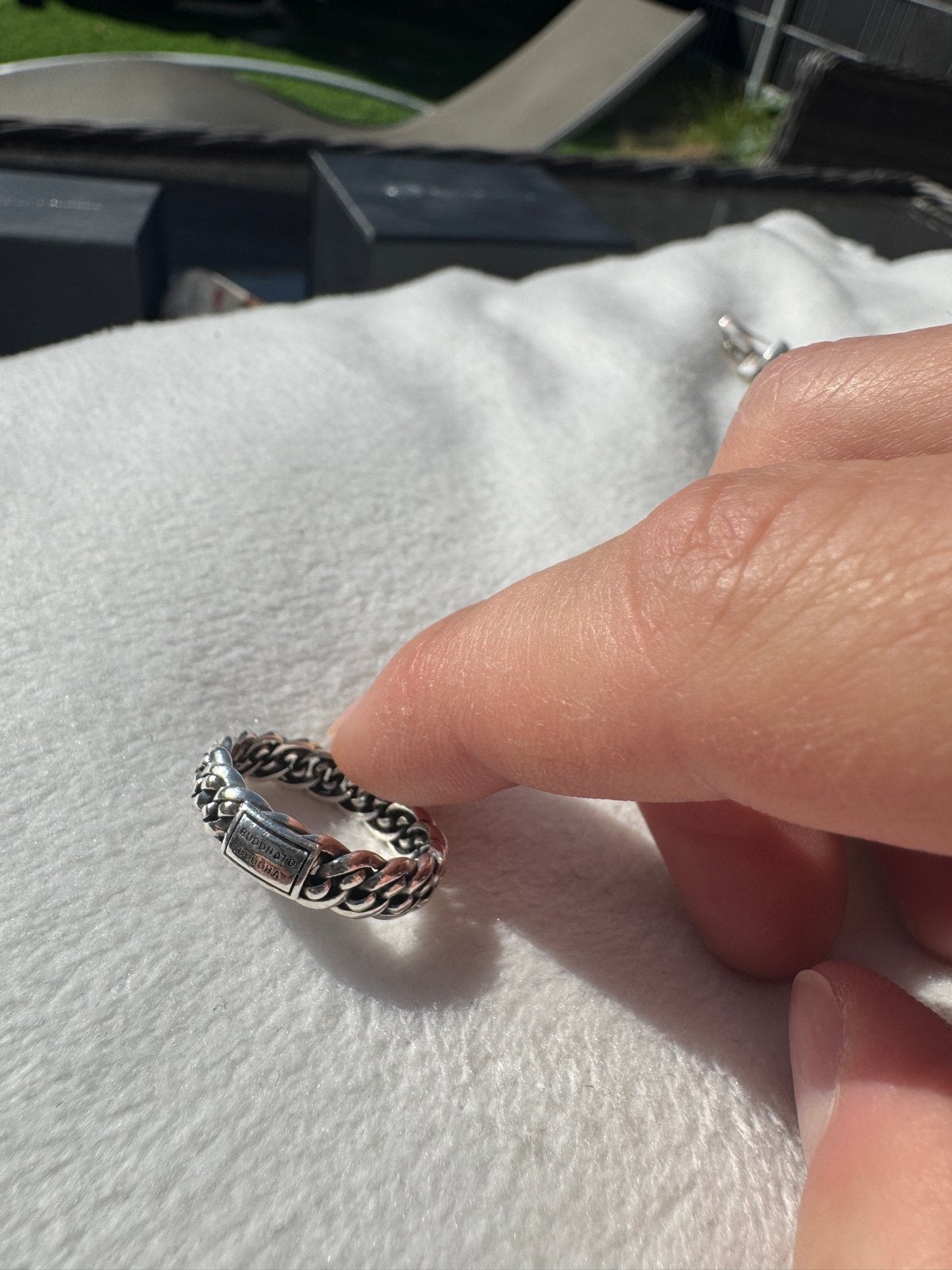 Buddha to Buddha Nathalie XS ring zilver, Ophalen, Zo goed als nieuw, Zilver, Dame of Heer