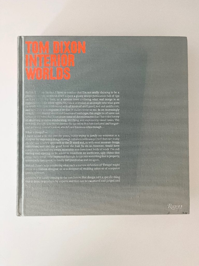 Tom Dixon - Interior Worlds (Rizzoli USA) interieur design, Ophalen of Verzenden, Zo goed als nieuw, Interieur en Design