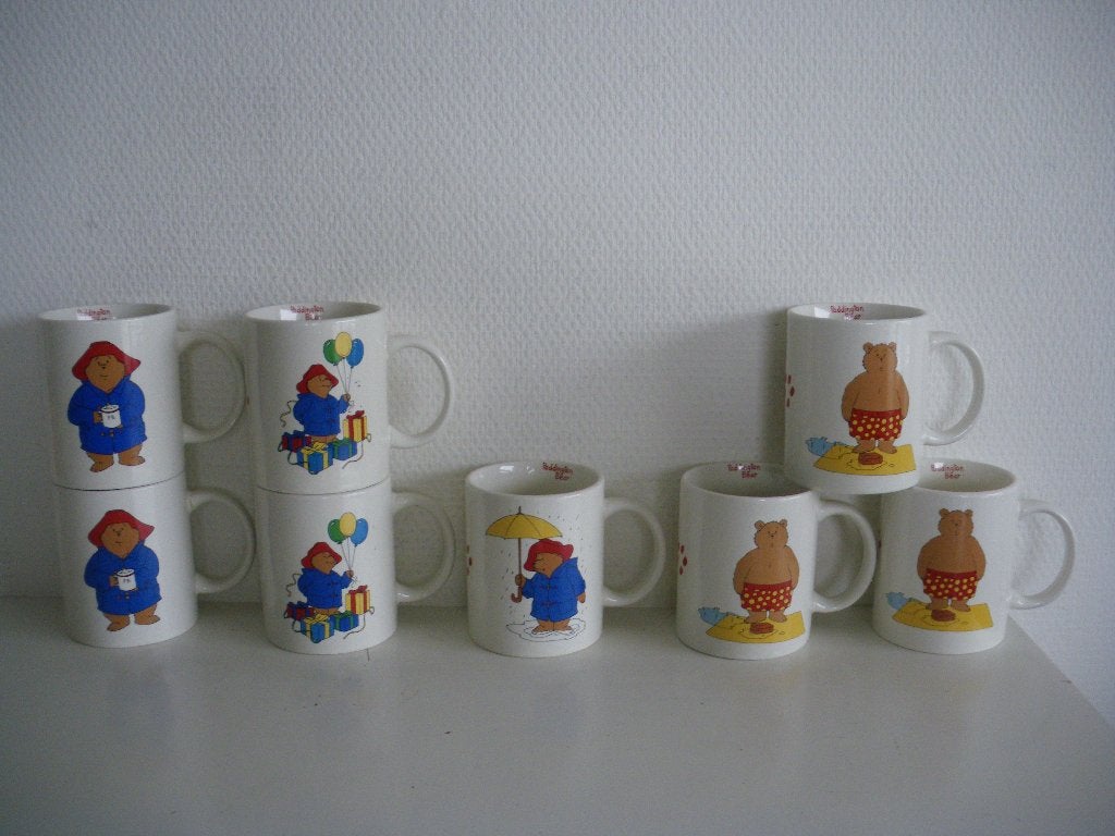 Douwe Egberts Paddington bekers, Overige merken, Ophalen of Verzenden, Zo goed als nieuw, Bord(en)