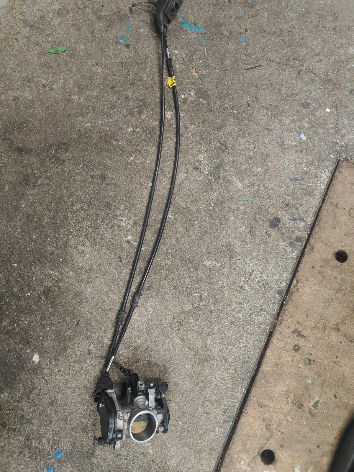 Gasklephuis Yamaha YZF 250 2016, Ophalen of Verzenden, Gebruikt