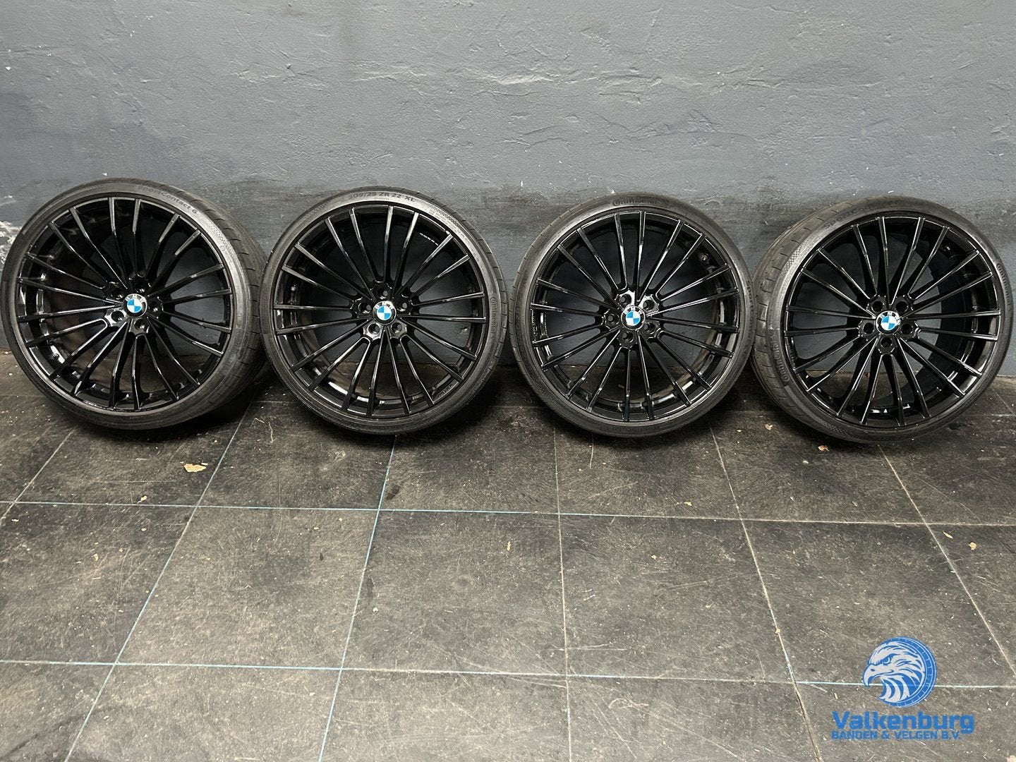 BMW 7-Serie G11 G70 22 inch zwarte breedset velgen 5x112 TPM, Auto-onderdelen, Banden en Velgen, Gebruikt, -, 265 mm, -