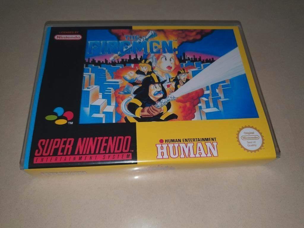 The Firemen SNES Game Case, Spelcomputers en Games, Avontuur en Actie, 1 speler, Ophalen of Verzenden, Zo goed als nieuw