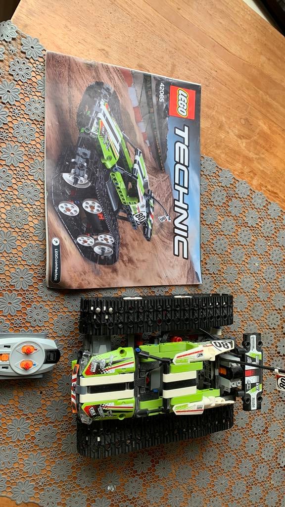 Lego technic RC Rubsbandracer, Ophalen of Verzenden, Gebruikt, Lego