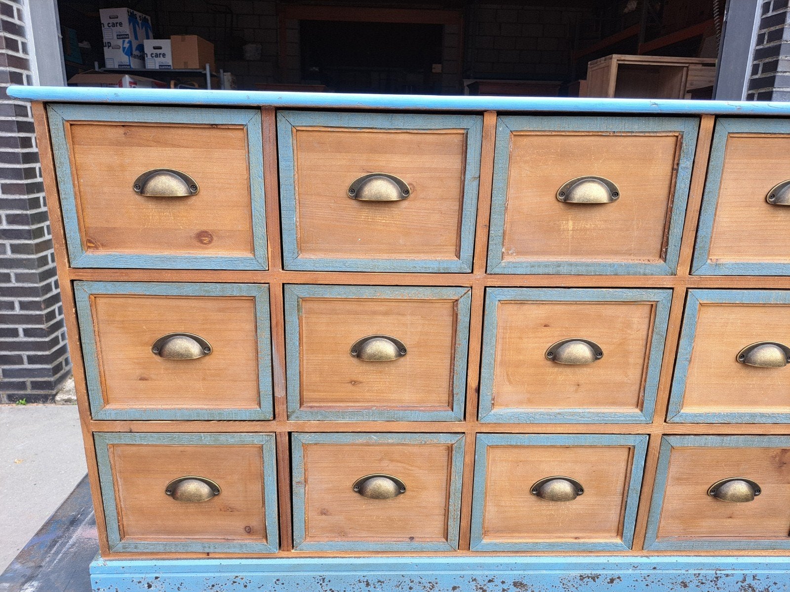 Houten ladekast gratis bezorging regio, Old look, R.kooij65@gmail.com, Gebruikt, 100 tot 150 cm