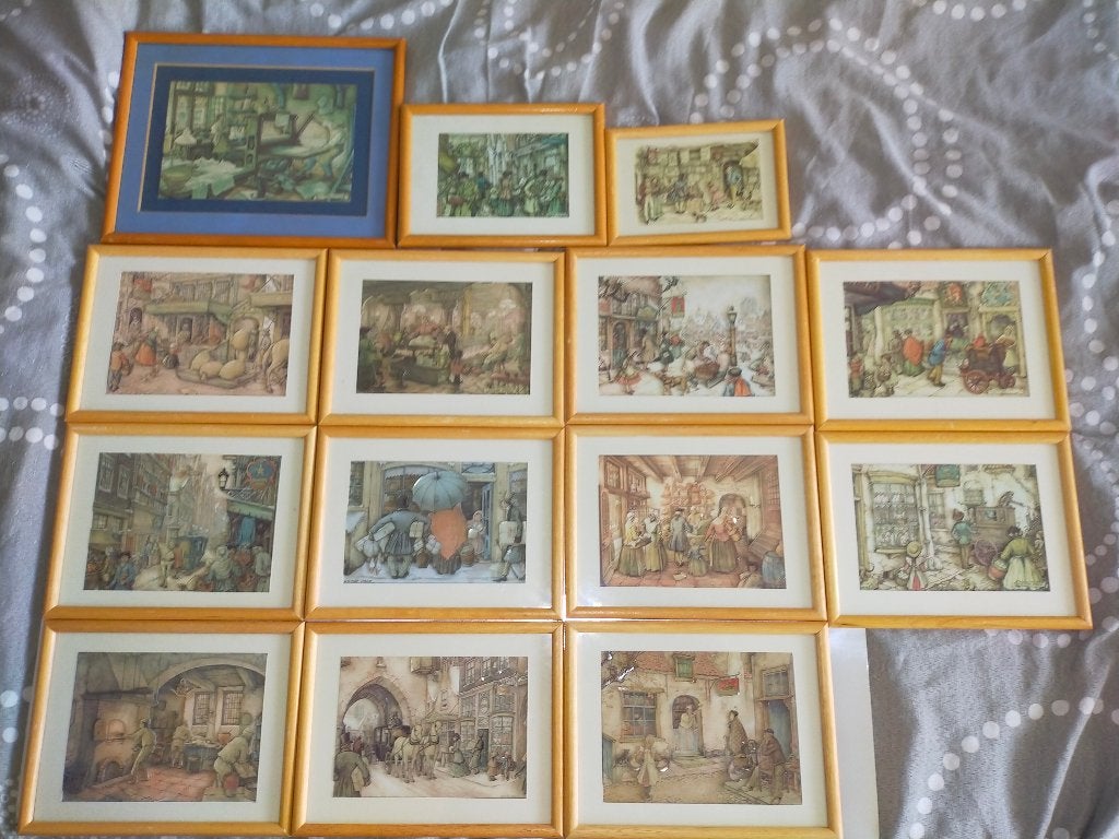 Anton Pieck prenten, Ophalen of Verzenden, 1980 tot heden, Nieuw, Overige onderwerpen