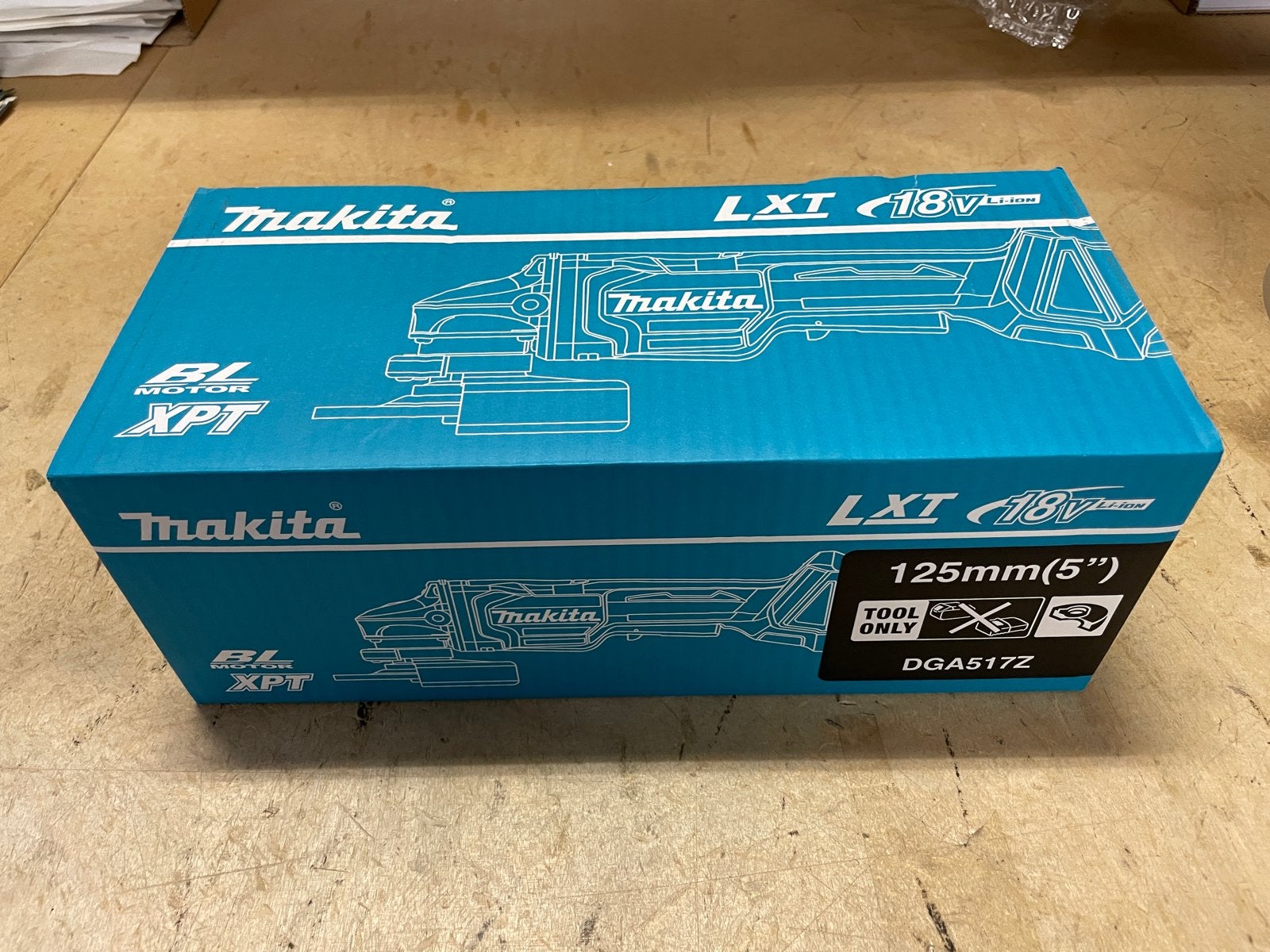 Makita DGA517Z LXT 18V Accu Haakse Slijper 125mm, Ophalen of Verzenden, Nieuw