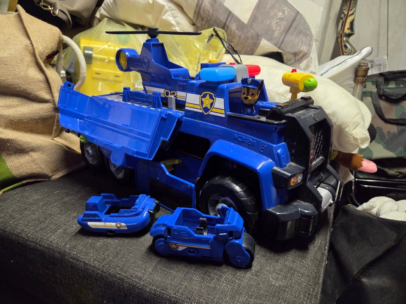 Paw Patrol Ultimate Rescue Cruiser met Licht & Geluid, Kinderen en Baby's, Ophalen of Verzenden, Gebruikt