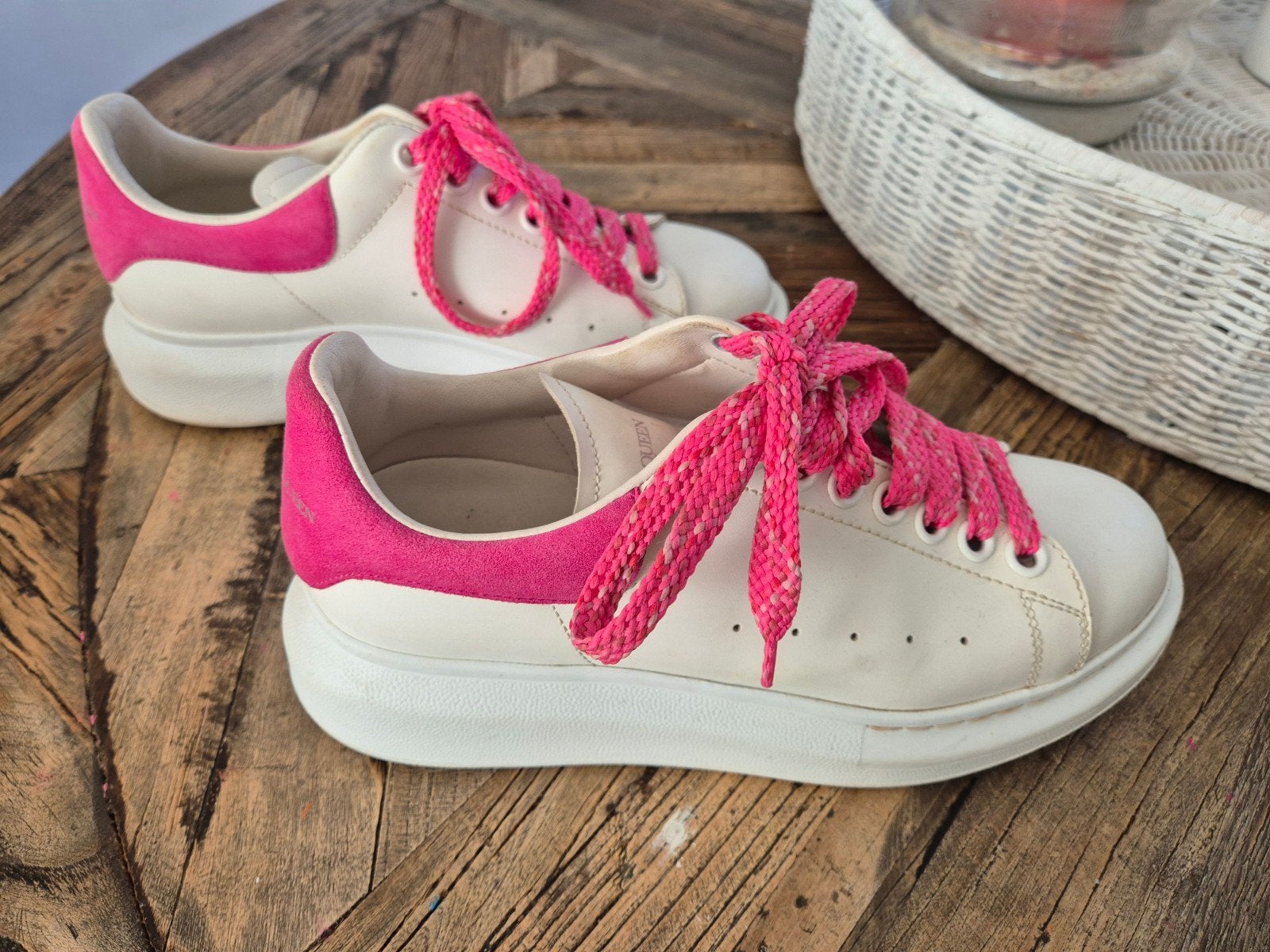 Alexander mcqueen schoenen, Wit, Ophalen of Verzenden, Alexander mcqueen, Sneakers of Gympen